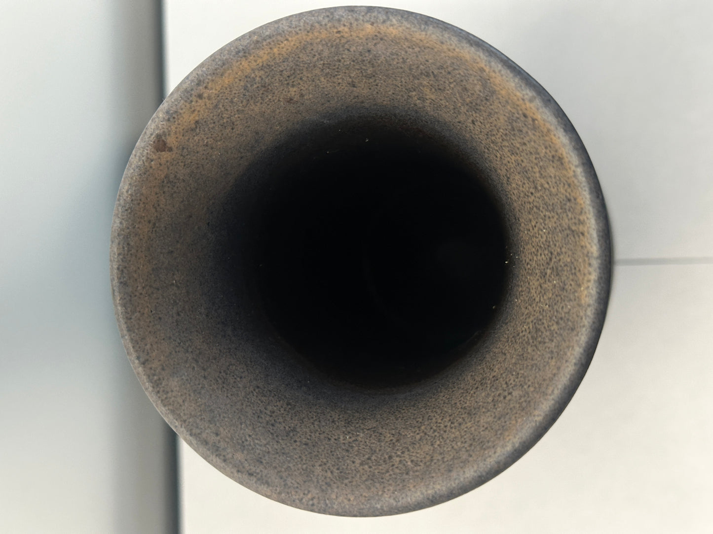 Vază ceramică vintage, glazură mată, anii ’70